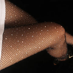 Fashion Shiny Diamond Thigh Women Stockings Sexy Tights Pantyhose Lingerie