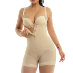 Shapewear for Women Tummy Control Fajas Colombianas Body Shaper Zipper Open Bust Bodysuit